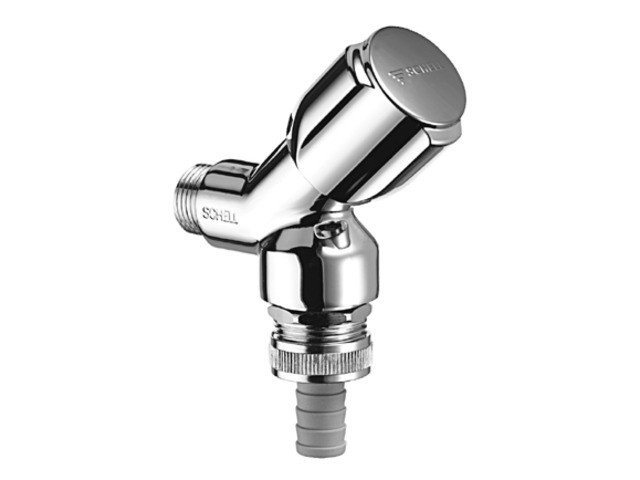 "Schell Geräteschrägsitzventil COMFORT mit Rückflußverhinderer mit RB 1/2"chrom 033920699" Image