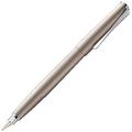 LAMY studio Füllhalter 068 - Füller aus Edelstahl in hochwertigem Palladium-Finish / 14 kt. Goldfeder, partiell platiniert – Federstärke OM (abgeschrägt, mittel)