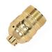 Satco 91412 - 1/8 IPS Cap Brite Gilt Short Keyless Socket (90-1412)