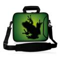Pedea Design Schutzhülle Notebook Tasche 13,3 Zoll (33,8cm) mit Schultergurt green frog