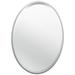 Luxe Chrome 20 1/2" x 27 1/2" Flush Mount Framed Wall Mirror