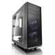 Fractal Design Focus G - Mid Tower Computer Case - ATX - High Airflow - 2x Fractal Design Silent LL Series 120mm White LED Fans Included - USB 3.0 - Window Side Panel - Grey