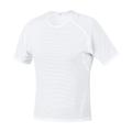 GORE WEAR Men's Short Sleeve Undershirt, Multisport, White, M