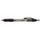 Paper Mate 89465 Profile Black Ink with Black Translucent Barrel 1.4mm Retractable Ballpoint Pen - 12/Pack