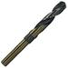 35/64 Reduced Shank HSS Black & Gold KFD Drill Bit 1/2 Shank 3-Flat Shank Pack of 1