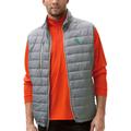 Men's Gray North Texas Mean Green Apex Compressible Quilted Vest