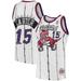 Men's Mitchell & Ness Vince Carter White Toronto Raptors 1998/99 Hardwood Classics Swingman Jersey