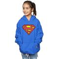DC Comics Girls Superman Logo Hoodie 12-13 Years Royal Blue