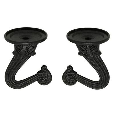 Satco 90452 - Black Die Cast Swag Hook (2 pack) (90-452)