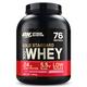 Optimum Nutrition Gold Standard 100% Whey Muscle Building and Recovery Protein Powder With Naturally Occurring Glutamine and BCAA Amino Acids, White Chocolate Raspberry Flavour, 76 Servings, 2.28kg