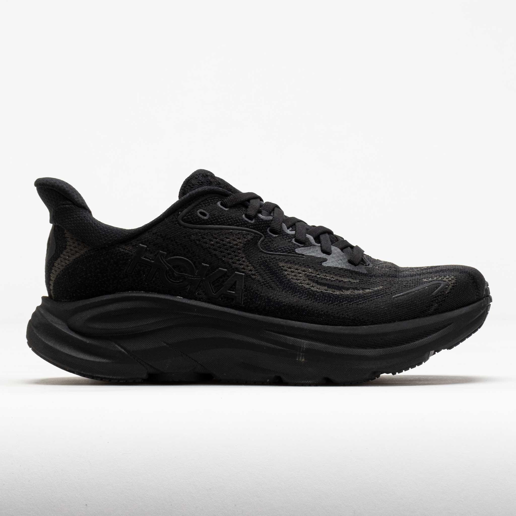 HOKA Clifton 10 Women's Running Shoes Black/Black