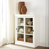 Cortona Library Bookcase - Rubbed White - Ballard Designs - Ballard Designs