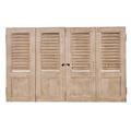 Shutter TV Wall Cabinet - Natural - Ballard Designs 31" x 50" - Ballard Designs