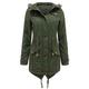 BRAVE SOUL WOMENS LADIES FUR OVERSIZED HOOD FISHTAIL JACKET MILITARY PARKA COAT