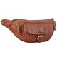 STILORD "Sam" Vintage Leather Bumbag Unisex Waist Bag Belt Bag for Women Men Travel Festival Smartphone Pouch Bag in Genuine Buffalo Leather