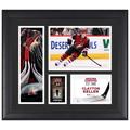 Clayton Keller Arizona Coyotes Framed 15" x 17" Player Collage with a Piece of Game-Used Puck