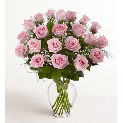1-800-Flowers Flower Delivery Ultimate Elegance Premium Long Pink24 Roses | Happiness Delivered To Their Door