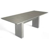 120" x 48" Custom Standing Height Rectangular Conference Table with Cable Channel Bases