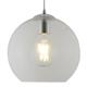 Searchlight 1621CL Balls One Light Celing Pendant in Chrome and Clear Glass - Width: 250mm