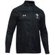 Under Armour Wales WRU 2017/19 Players Rugby Travel Jacket - Black - Size S