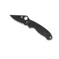 Spyderco Para 3 Folding Knife G-10 Steel Plain Edge Black Handle C223GPBK