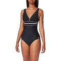 Haute pression Damen Baby Badebekleidung, Y8040, Noir (Pois Noir/Blanc), W34 (Herstellergröße: 50 (Taille fabricant 50)