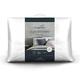 Snuggledown Clusterdown Pillows 4 Pack - Medium Support Back Sleeper Pillows for Neck and Shoulder Pain - 100% Cotton, Supportive, Hypoallergenic, UK Standard Size (48cm x 74cm)
