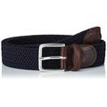 GANT Men Elastic Braid Belt, Blue (Marine), 85/34