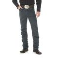 Wrangler Men's Cowboy Cut Slim Fit Prewashed Jean, Charcoal Grey, 34Wx36L