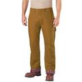 Dickies Men's Relaxed Straight fit Flannel-Lined Carpenter Jean, Brown Duck, 32W x 32L
