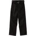 Blue Max Banner Boy's Falmouth Flat Front with Fly School Trousers, Black, W46 (46IN)