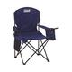 Coleman Oversize Blue Quad Chair with Cooler (187644), Alloy Steel Polyester, 1x