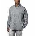 Columbia Men's Plus Tamiami II Long Sleeve Shirt, Cool Grey - 3X