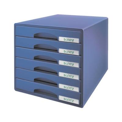 Schubladenbox 5212 »PLUS« blau, Leitz, 28.7x27x36.3 cm