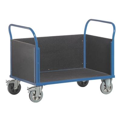 ROLLCART Vierwandwagen 160x77 cm Ladefläche blau, 177x99x80 cm