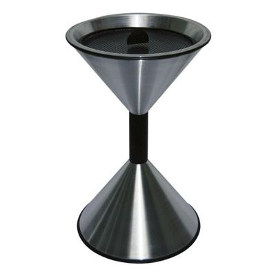 Stand-Aschenbecher »flache Kegel» Edelstahl silber, SZ Metall, 40x71 cm