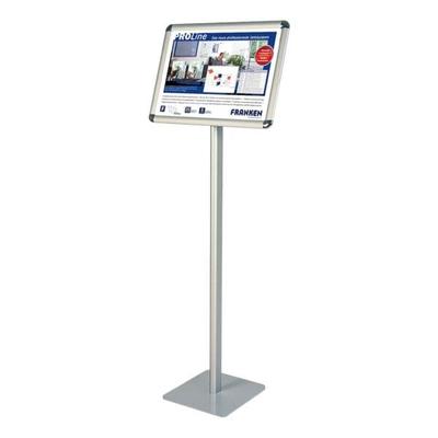 Franken Infoständer »Standard BS0904« grau, 28x125x28 cm