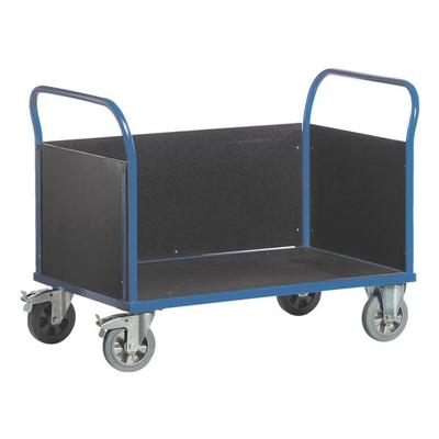 ROLLCART Dreiwandwagen 160x78 cm Ladefläche blau, 177x99x80 cm