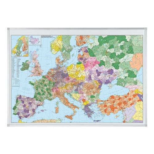 Europakarte »KA650M« grau, Franken