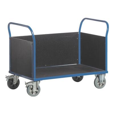 Dreiwandwagen 120x78 cm Ladefläche blau, ROLLCART, 137x99x80 cm