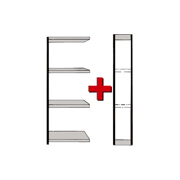 Kerkmann Stahlregal-Set »Stora 100«, 75x190x30 cm