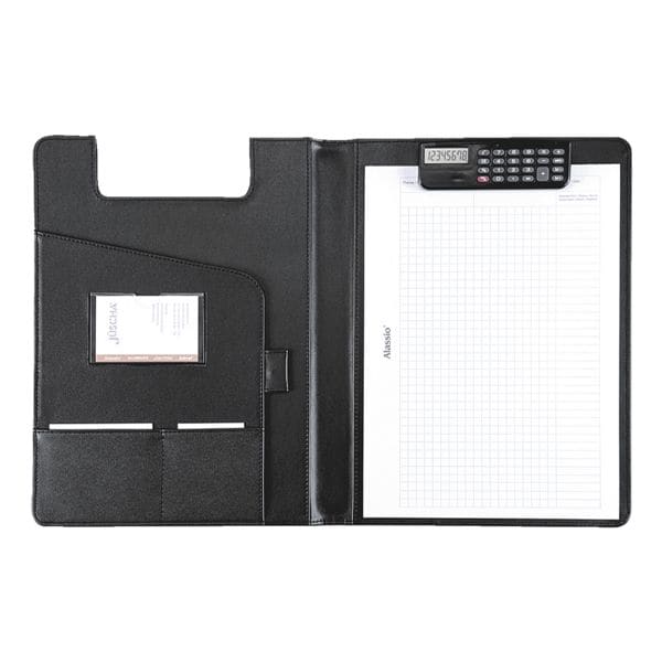 Alassio Schreibmappe »Brescia« mit Klemmbrett schwarz, 25x33x2 cm Image
