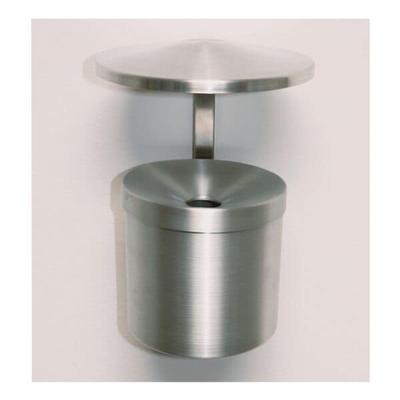 SZ Metall Wand-Aschenbecher grau, 15 cm Image