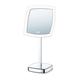 Beurer BS 99 Illuminated Vanity Mirror with LED Light, Stand - 5x Magnification - Ideal Light for Makeup