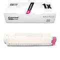 1x Eurotone Toner for OKI MC 853 873 wie 45862838 Magenta Red Cartridge Cartridge Cartridge