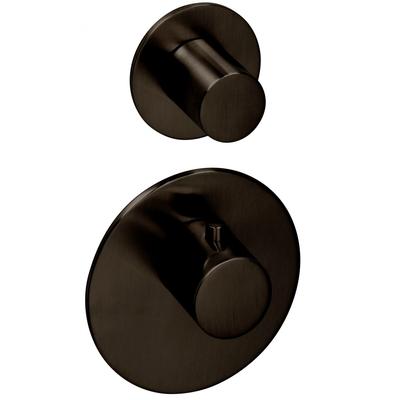 Herzbach Logic XL iX PVD 1/1+ Farbset 2 Blenden rund 2 Griffe rund Black, 21.521010.1.40 21.521010.1.40 Image