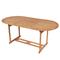 vidaXL Garden Table 180x90x75 cm Solid Teak Wood