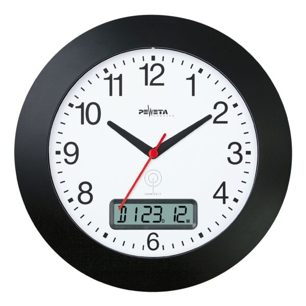 Peweta Uhren Funk-Wanduhr 51.170.312 Ø 30 cm, 30 cm Image