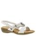 Minnetonka Silvie Slingback - Womens 7 White Sandal W2