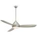 58" Concept I Brushed Nickel Wet Rated Ceiling Fan with Wall Control